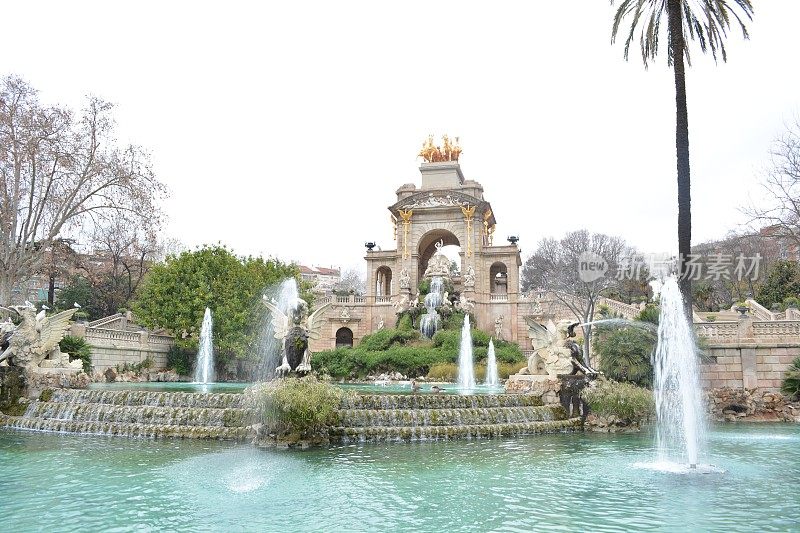 Parc de la Ciutadella 喷泉，巴塞罗那